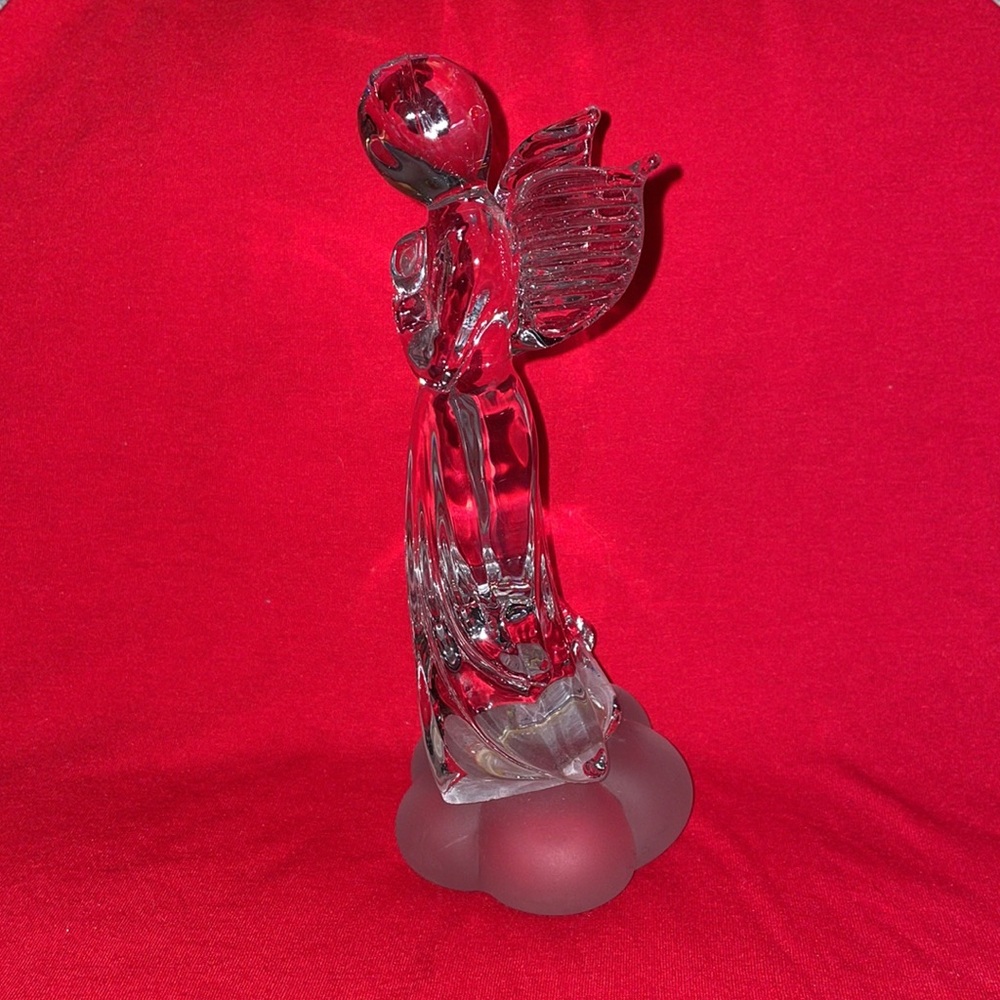 Vintage 1976 Bicentennial handcrafted Crystal praying Angel figurine. - Picture 1 of 7